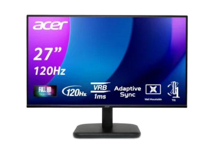 Monitor Acer EK271HBI, FHD, LED, 27″ – 68,58 cm, 1ms, 1 HDMI, FreeSync ZeroFrame