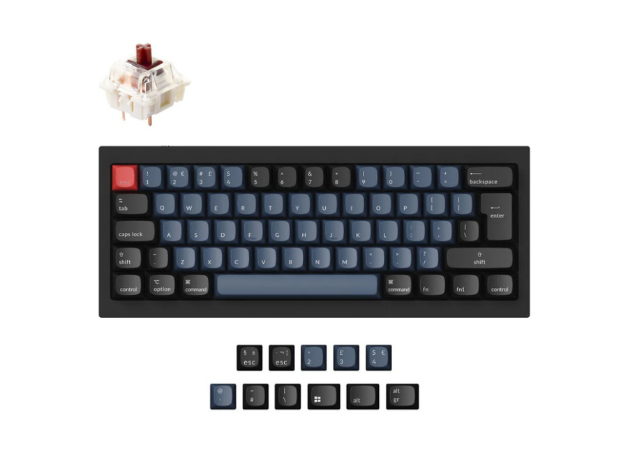 Keychron Q4 QMK ISO-ES Max-Swappable Switch Brown