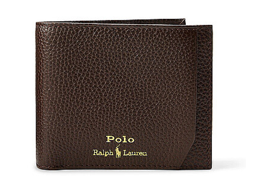 POLO RALPH LAUREN Set de regalo – Billetera, tarjetero y llavero marrón