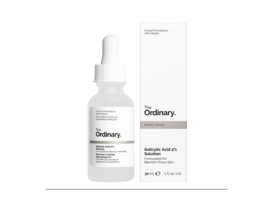 THE ORDINARY SALICYLIC ACID 2% 30ml,Exfoliante facial Anti-Manchas, Tratamiento dermatológico Combate la aparición de manchas Limpieza profunda de poros NOVEDAD