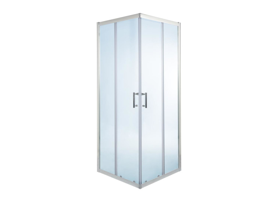cooke_lewis Mampara de ducha rectangular transparente 190x100x70cm onega