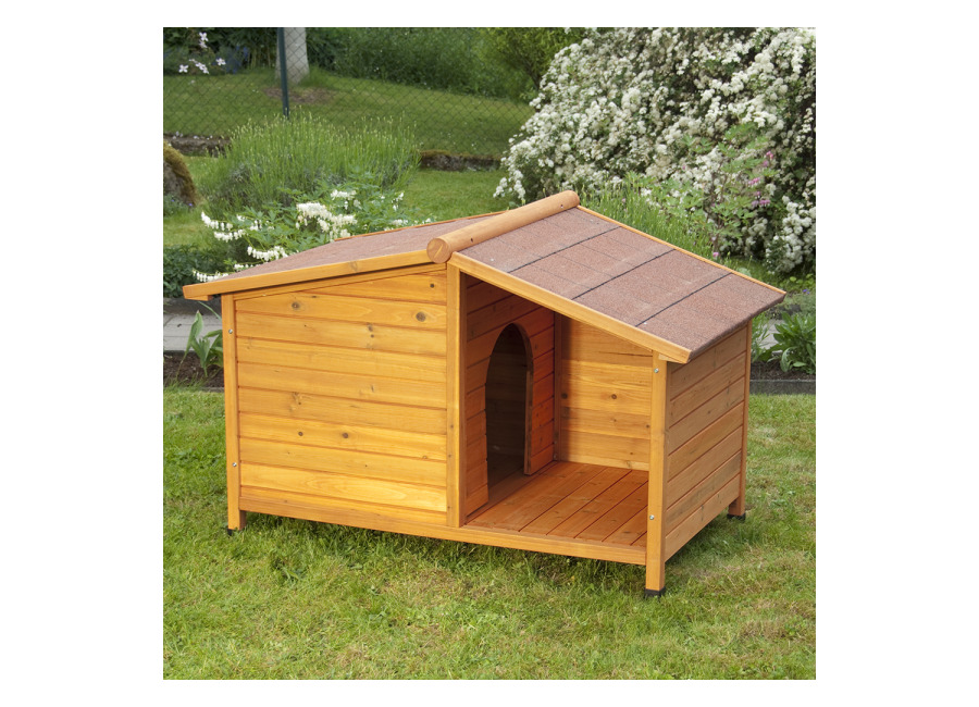 Caseta de madera Spike Special para perros – L: 132 x 85 x 86 cm (L x An x Al)