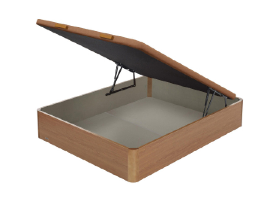 Canapé Abatible Madera 25 Tapa Tapizada AD Cerezo 105×200 cm FLEX