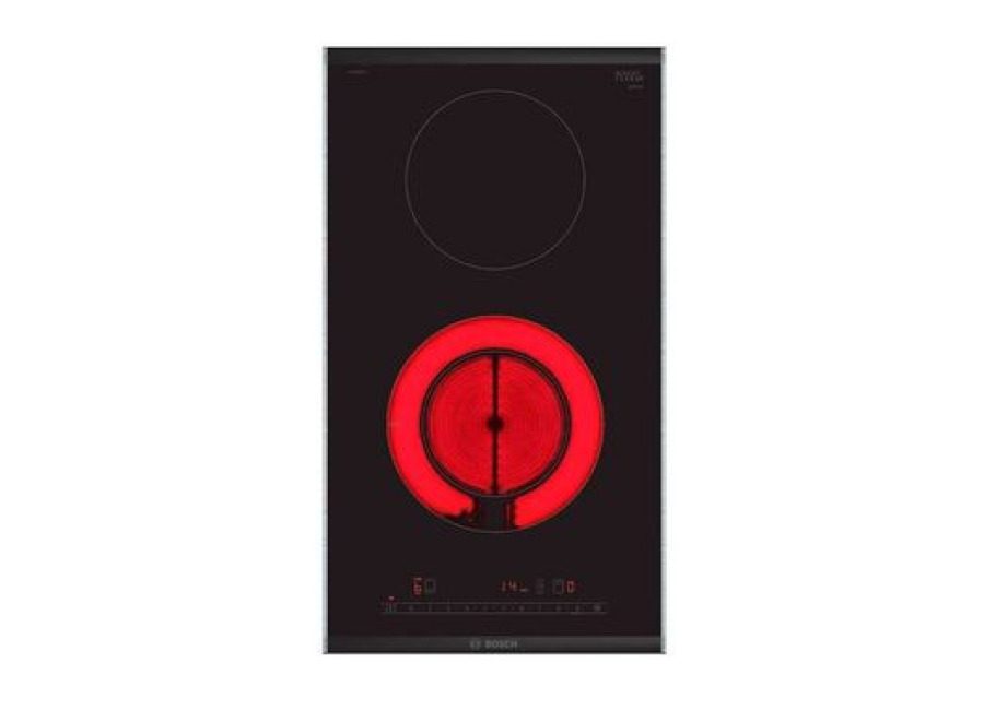 Placa Vitrocerámica Bosch Pkf375fp2e 3500w 30 Cm 2 Zonas Negro
