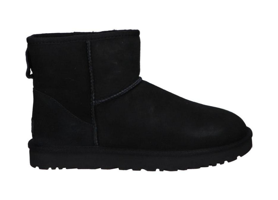 UGG 1016222 CLASSIC MINI II 4 BLACK Women Girl Ankle Boots