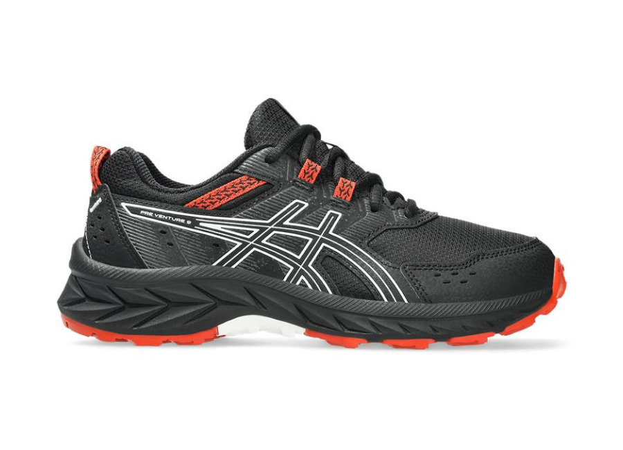 Zapatillas de Trail ASICS Pre Venture 9 Gs Infantil Negro/Blanco