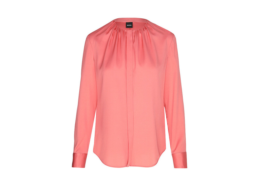 boss blusa de seda banorah rojo |