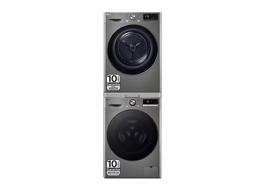 Outlet Torre de Lavado, Inox, Lavadora inteligente 9kg, 1400rpm, Un 10% mas eficiente que A + Secadora 9kg, C – TORREINOX99.OUTLET