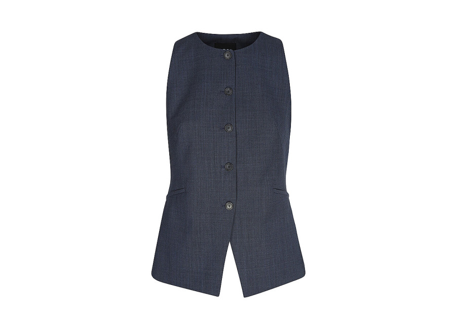 BOSS Gilet JULERAN azul oscuro | 40