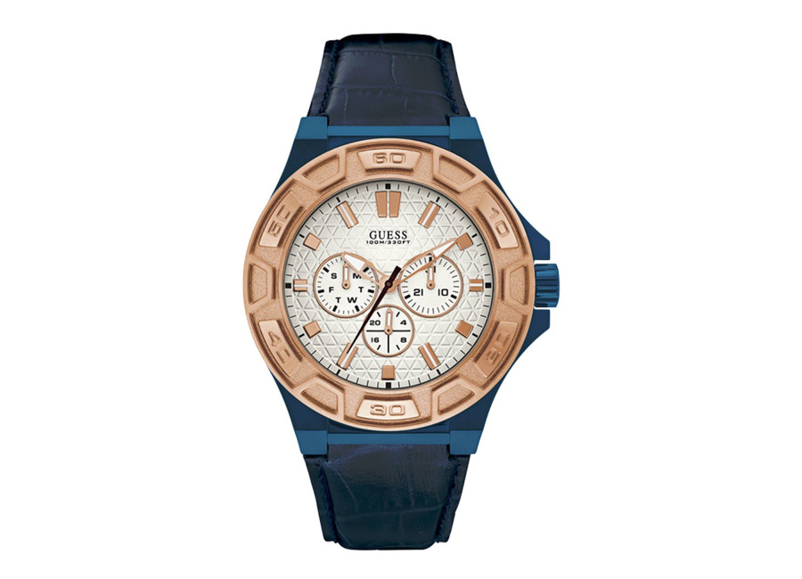 Guess W0674g7 Force Reloj Para Para Hombre Color Azu