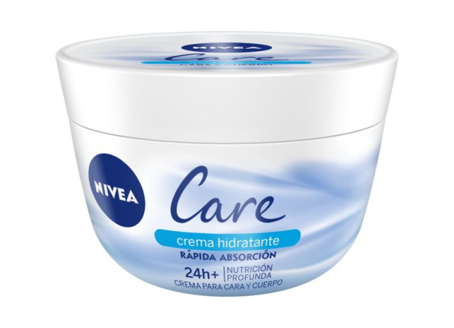 NIVEA Care 400 ml Crema Hidratante Cara y Cuerpo