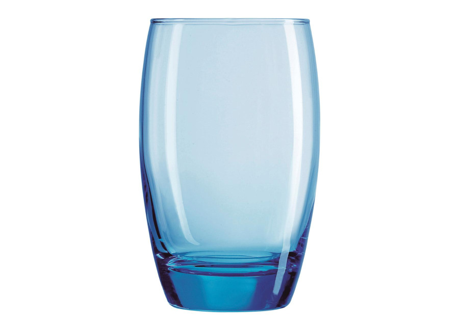 Arcoroc Juego 6 vasos bajos 35 cl vidrio Salto Ice Blue Arcoroc