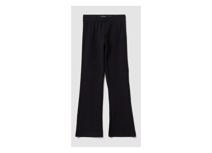 OVS KIDS, Leggings Negros Acampanados De Algodón Elástico, Niña, Negro, -9