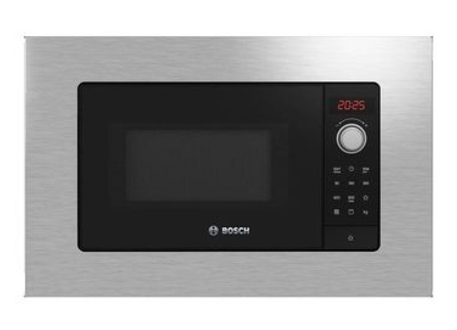 Bosch Bel623ms3 – Horno Microondas Integrable 20 Litros Con Grill Inox