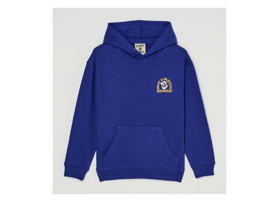 element Bellweather Blue Timber Drips – Sudadera con capucha Azul Hombre
