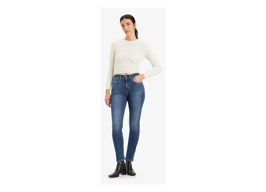Levi’s 724 Jeans Blue Talla: W26L32 | Vaqueros Pitillo Outlet | Mujer | Azul