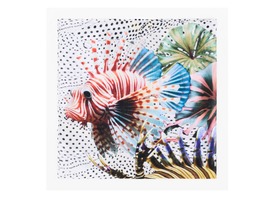 Desigual Pañuelo diseñado por mr. christian lacroix, Blanco, U