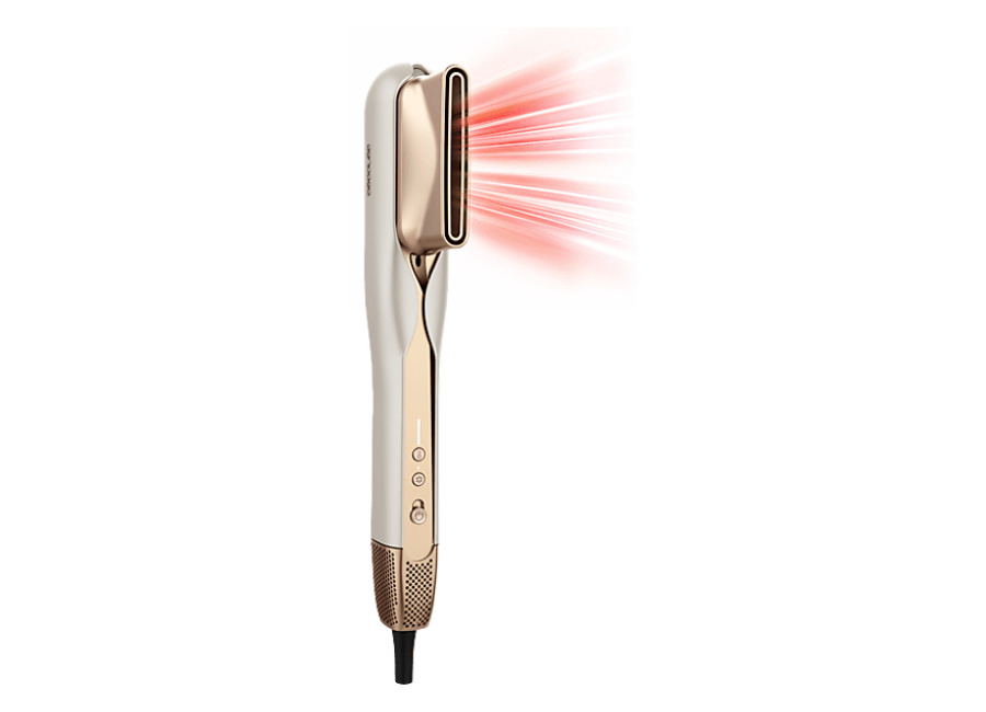 REACONDICIONADO Seminuevo Bueno Plancha de pelo – Cecotec RitualCare Air Lisse 2in1 Champgne, Cerámica/queratina, 2 cabezales imantados, Seca y alisa