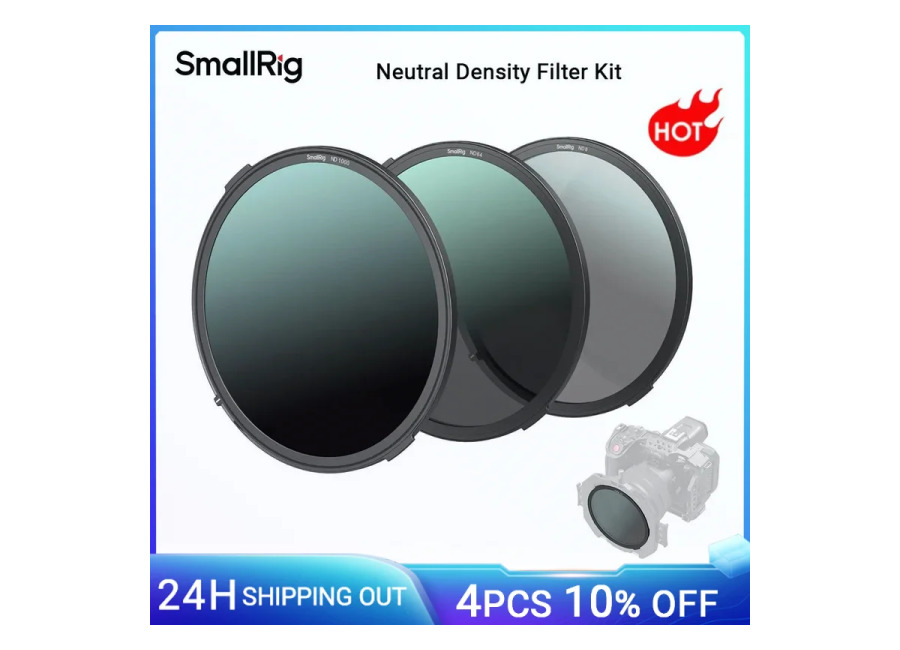 Kit de filtro magnético de densidad neutra SmallRig (3 piezas) filtro ND8, ND64, ND1000 recubrimiento de…
