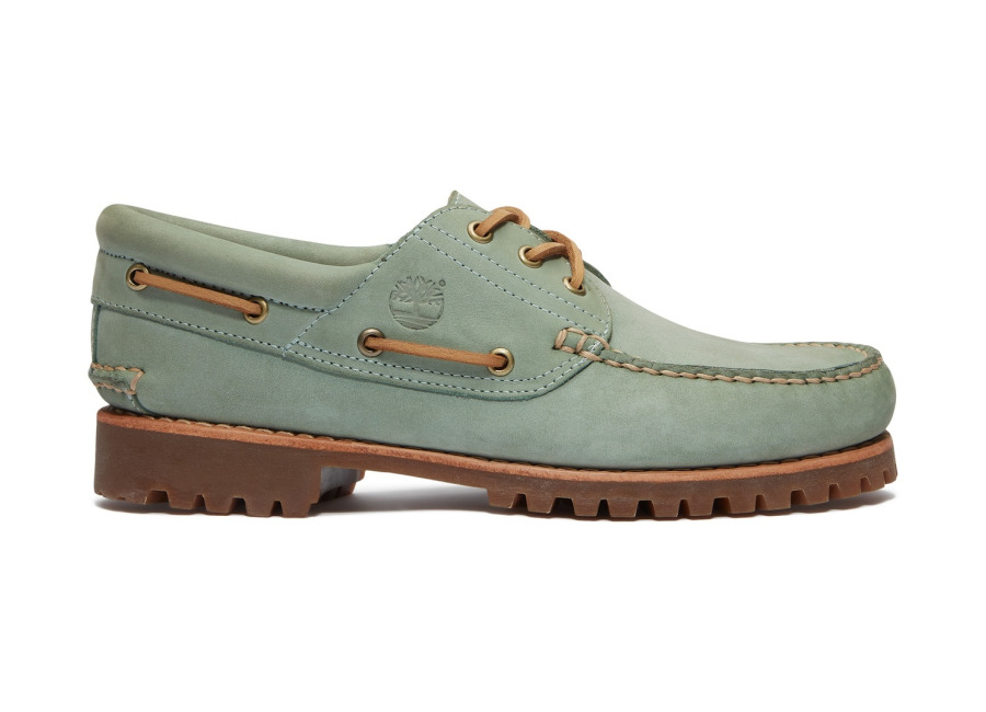 Timberland Authentic Boat Shoe Medium Green Nubuck | Zapatos con Cordones Outlet | Hombre | Verde