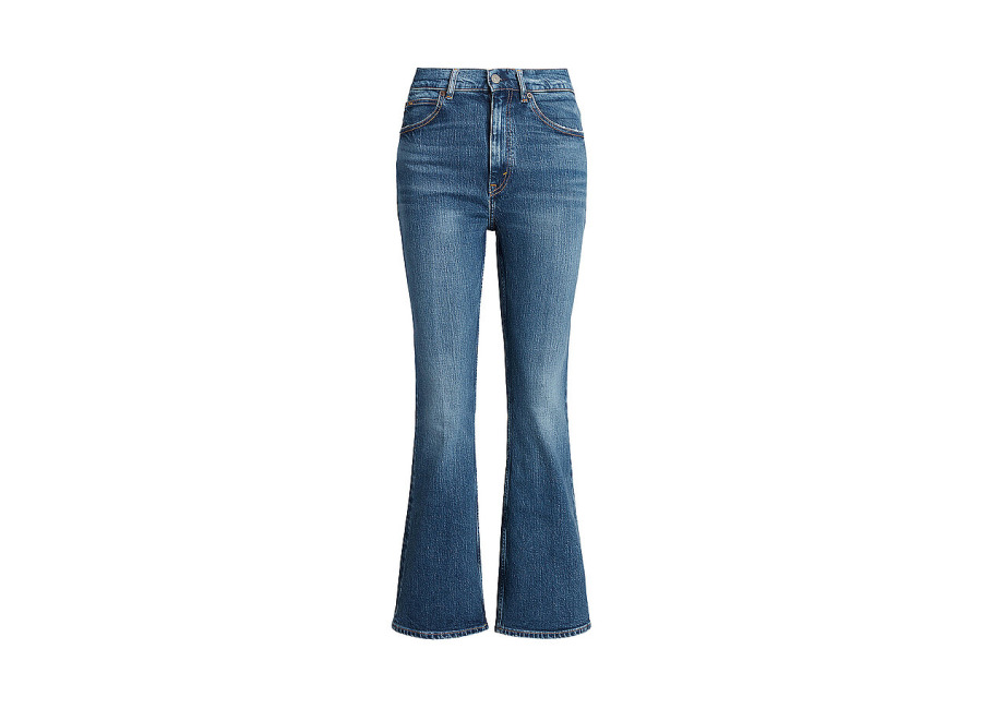 POLO RALPH LAUREN Jeans acampanados 7/8 azul