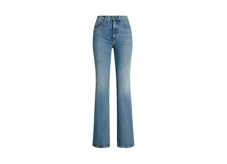 POLO RALPH LAUREN Jeans de corte acampanado azul
