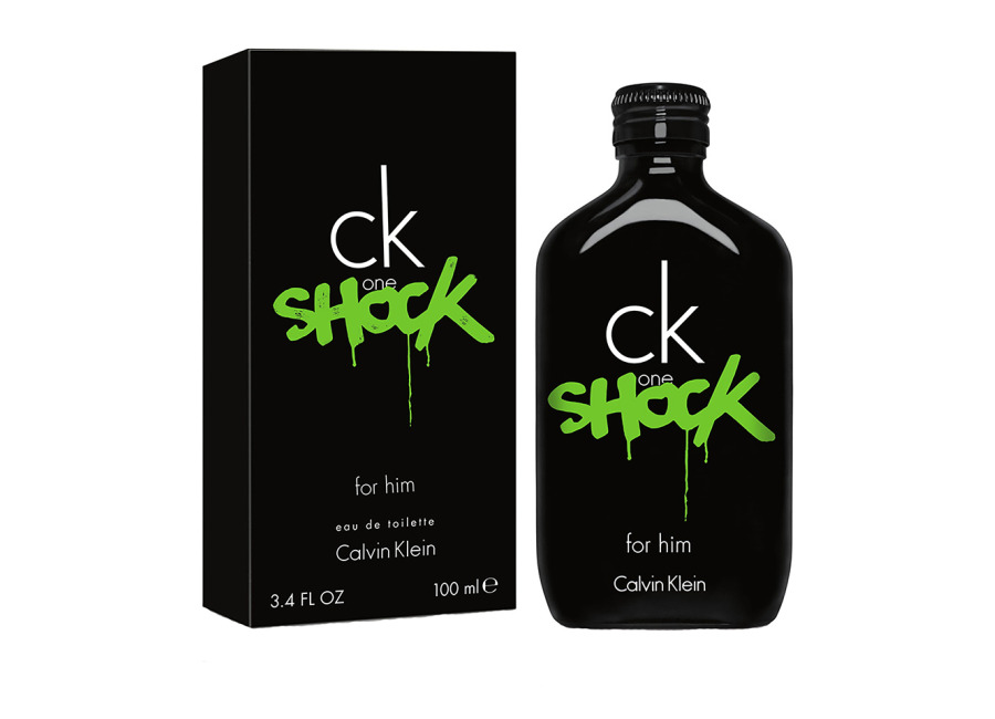 Calvin Klein CK One Shock For Him 100ml – Perfume Masculino con Notas de Clementina, Cardamomo y Tabaco