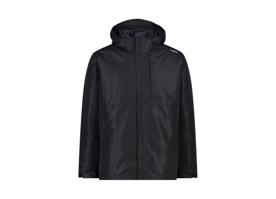 Chaqueta de Montaña Campagnolo Zip Hood Detachable Inn. Hombre Negro