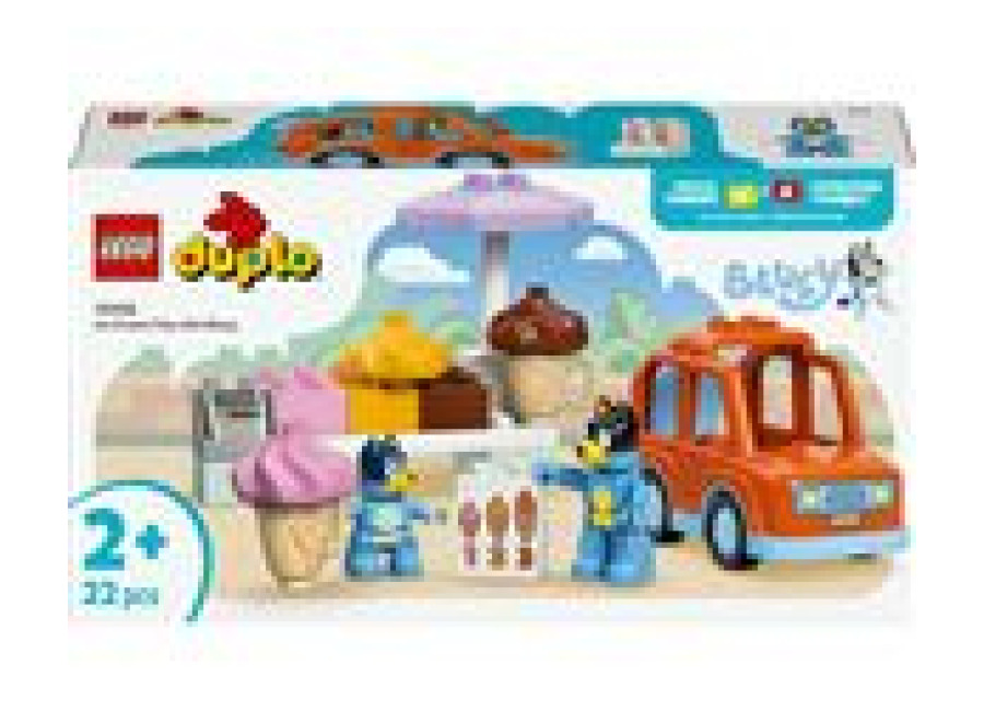 Lego duplo bluey 10458 excursión a la heladería con bluey