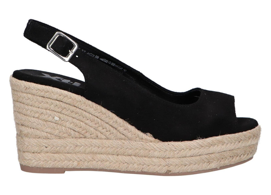 Xti women’s sandals 141472 Black anteline