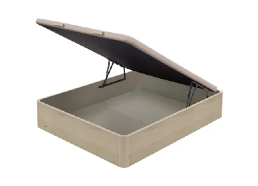 Canapé Abatible Madera 25 Tapa Tapizada AD Roble/natural 135×190 cm FLEX