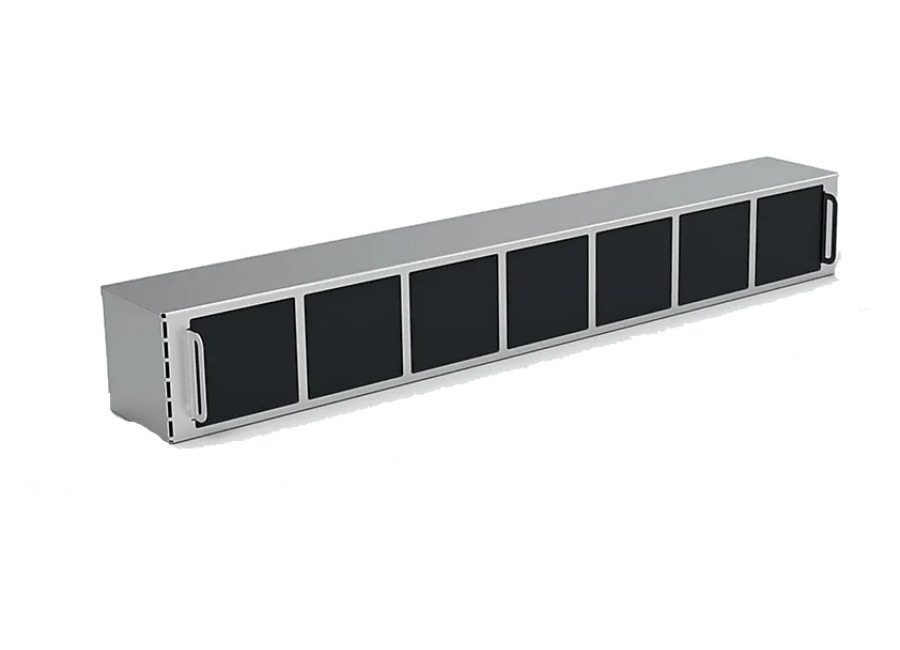 Accesorio campana extractora – Mepamsa Filtro Carbón Activo, 6 cm, Larga Duración, Negro