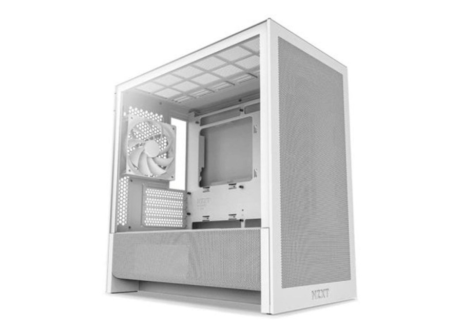 NZXT H3 Flow (2025) mATX Blanco