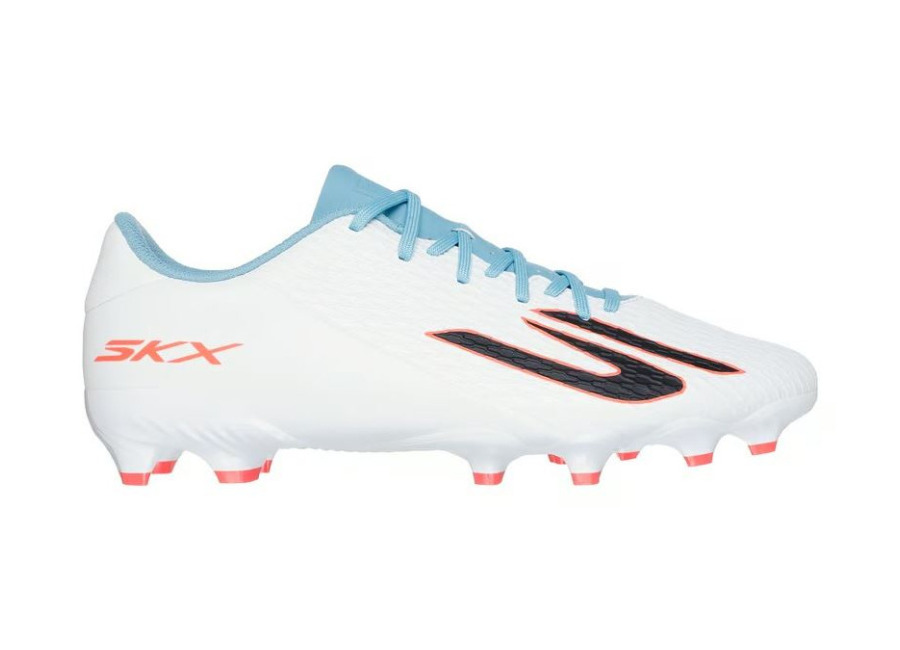 Botas de fútbol Skechers Skx_2 Club Mg Hombre Blanco/Turquesa