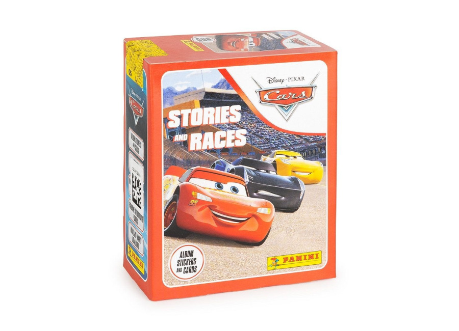 Panini COLECCION DISNEY CARS STORIES AND RACES 2 CAJAs DE 24 SOBRES STICKERS AND CARDS