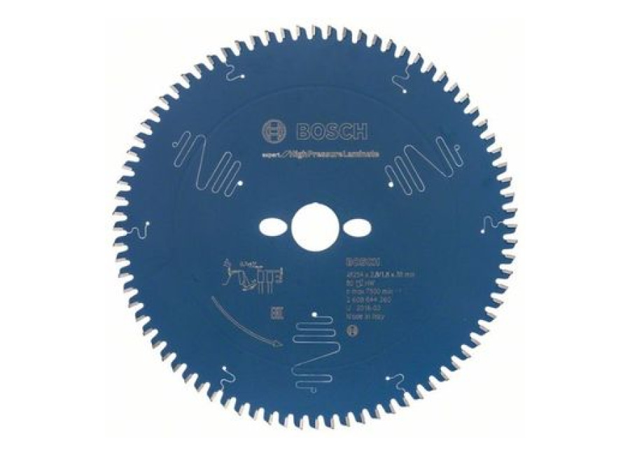 Bosch Professional Disco De Sierra Circular Expert For High Pressure Laminate Para Laminado De Alta Presión, 254 X 30 X 2.8 Mm, Accesorio De Sierra Circular