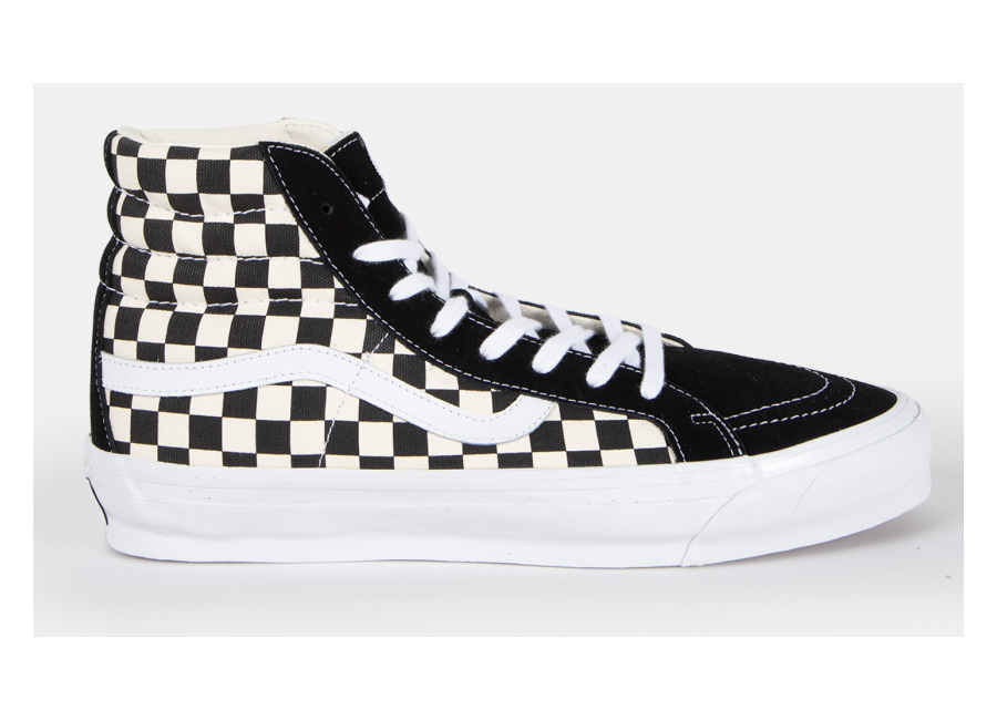 Vans Unisex Lx Sk8-hi Reissue 38 Checkerboard Black/off White | Zapatillas Deportivas Outlet | Unisex | Blanco