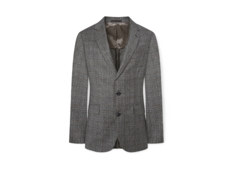 Hackett London para hombre. Americana 130S Pow gris (38/32), Casual, Fiesta, Lana, Clásico