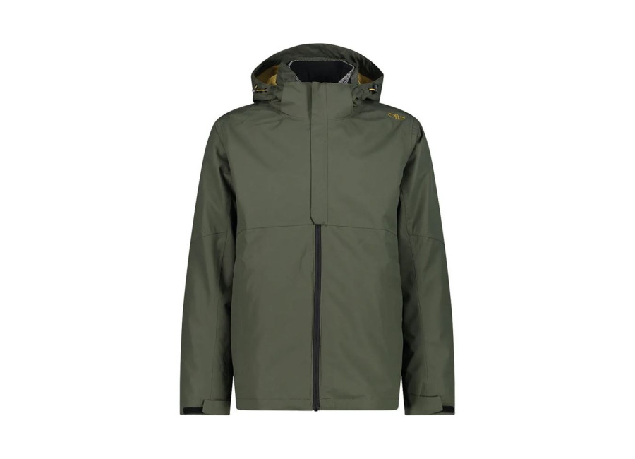 Chaqueta de Montaña CMP desmontable Zip Hood Detachable Inner Hombre Verde