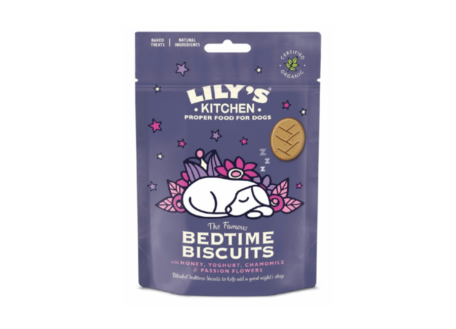 4 bolsitas x 80 g Lily’s Kitchen Bedtime Biscuits Bocaditos para perros ¡Pack ahorro!