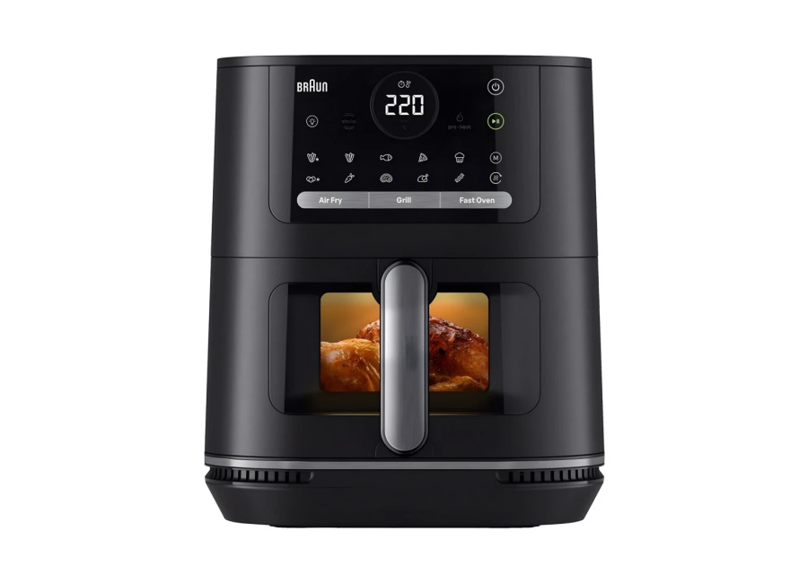 Freidora de aire Braun HF Multifry 5 HF5075IBK 6L 2000W 20 programas Ventana de visión