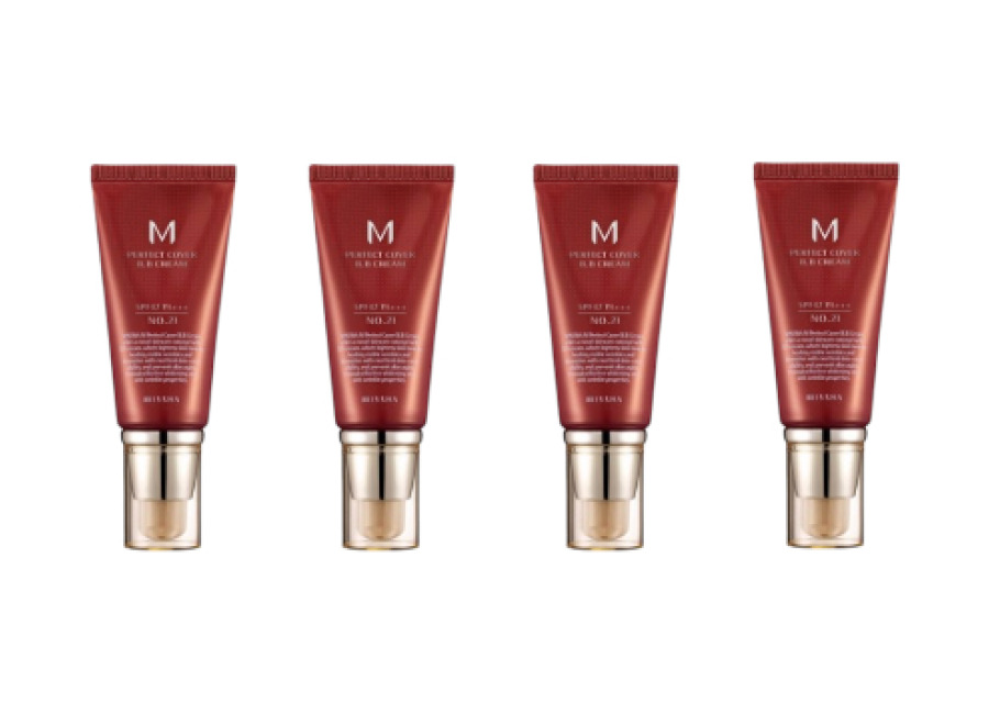 [Oferta] MISSHA M Perfect Cover BB Cream – 50ml – #21 Light Beige (4ea) Set