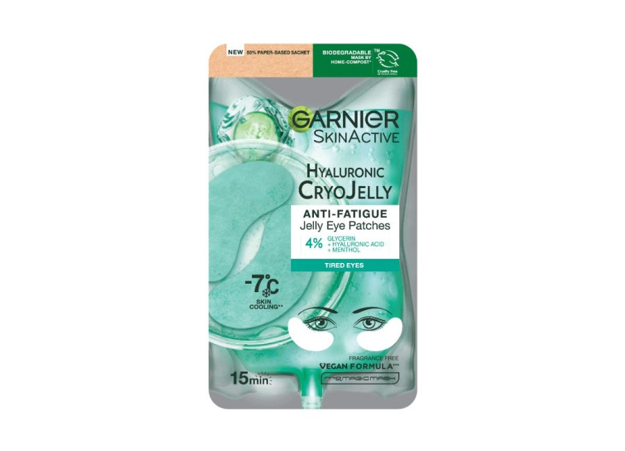 GARNIER SKIN ACTIVE Hyaluronic CRYO JELLY Mascarilla de ojos