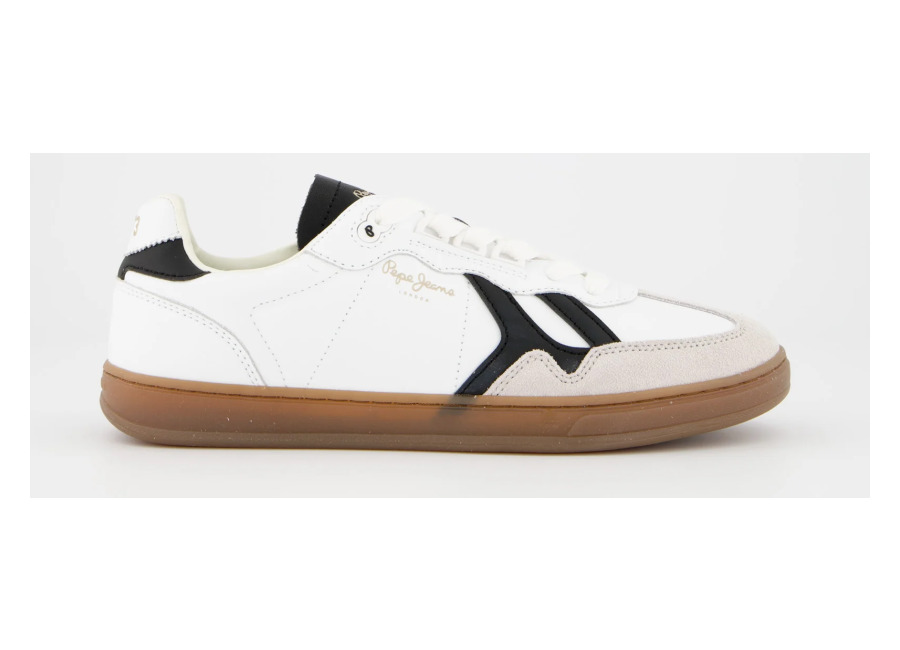 Pepe Jeans Zapatillas de piel con detalles en ante Pepe Jeans, 40
