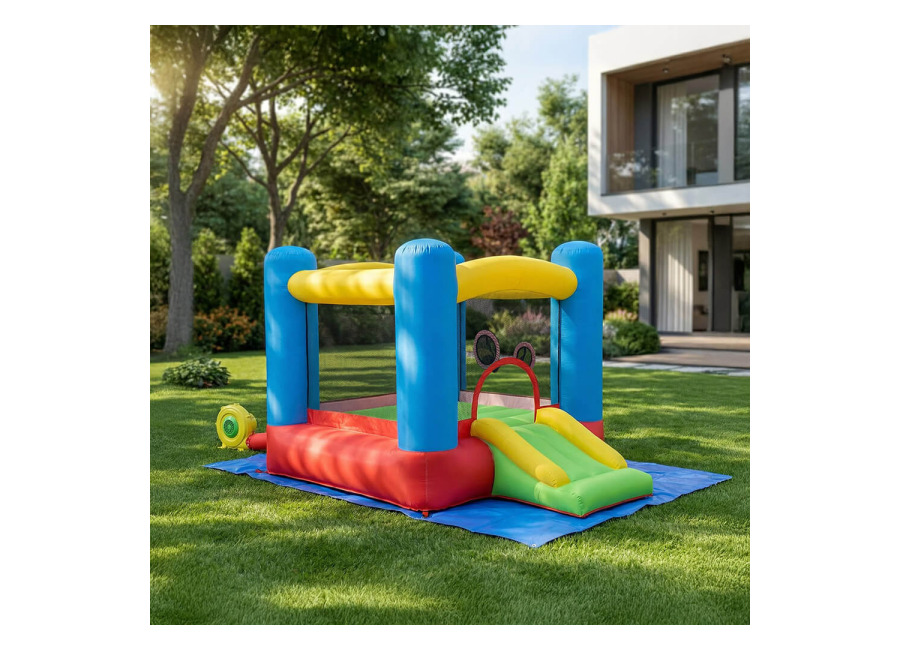 Home Deluxe Castillo hinchable con tobogán y piscina de bolas FABI