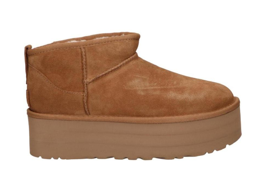 Ugg women’s boots 1135092 Classic ultra mini platform chestnut