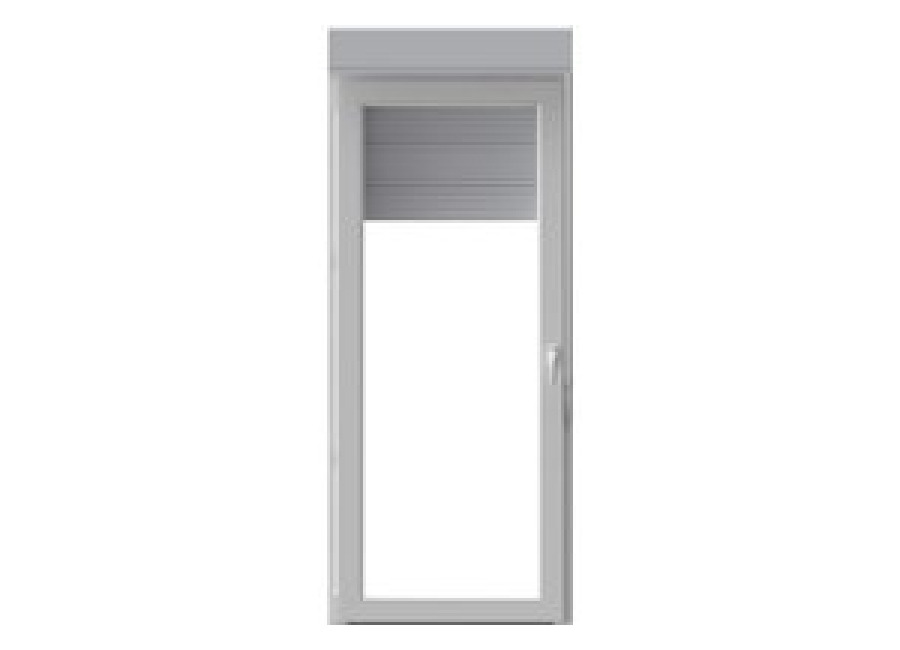 Balconera pvc practicable persiana izquierda 217×90 cm geo