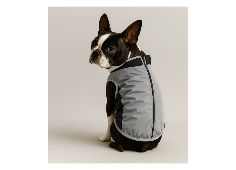 Nayeco Abrigo Reflectantre Gris para perro