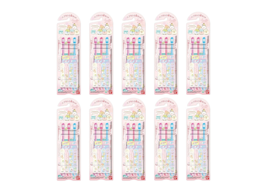 Bandai – Kids Tooth Brush – 3 pcs – Sumikko Gurashi (10ea) Set»