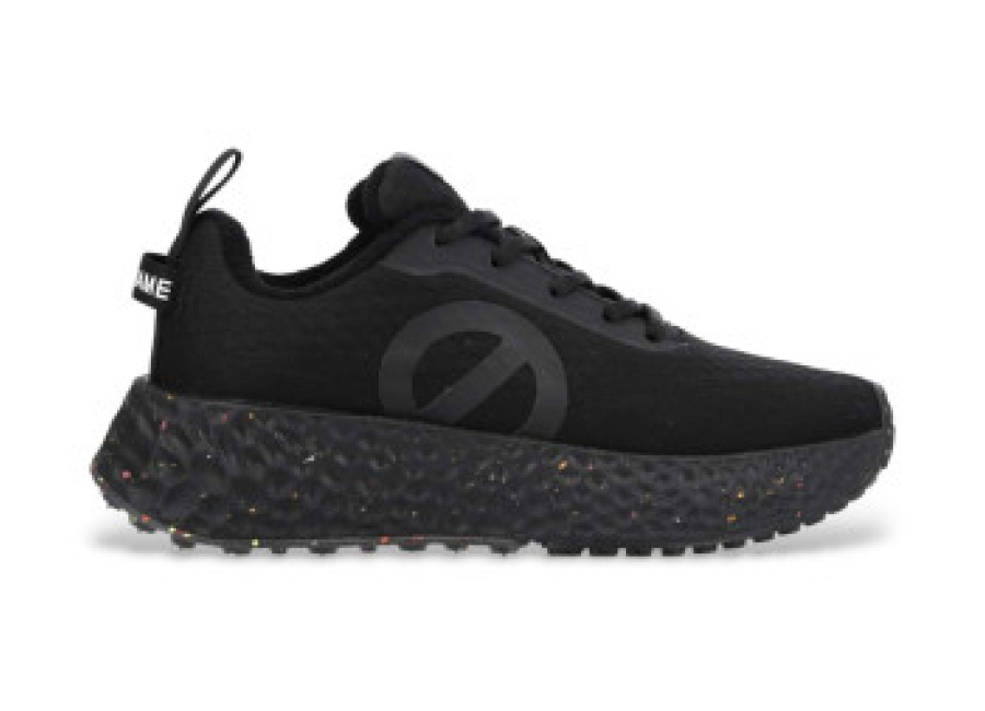 NO NAME para mujer. LNVDMS0 Zapatillas de piel Carter Fly negro (37), Plano, Cordones, Casua